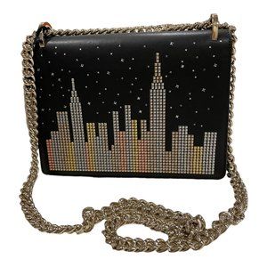 EUC Kate Spade Skyline Marci Glitzy Ritzy, leather light up bag